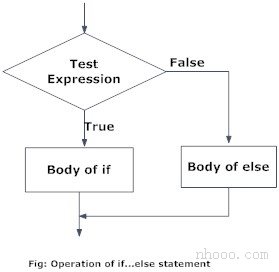 Python編程中if ... else語句的流程圖
