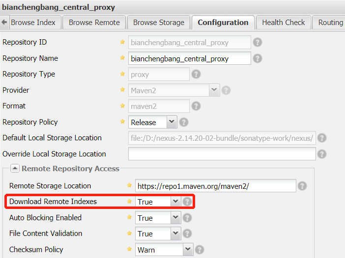 遠(yuǎn)程索引下載