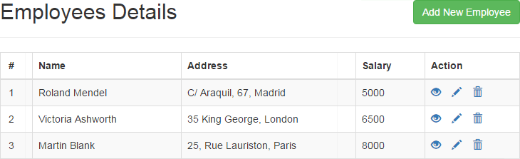 PHP MySQL CRUD網(wǎng)格