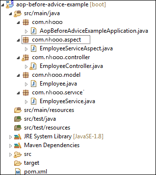 Spring Boot AOP咨詢之前