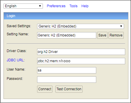 Spring Boot H2數(shù)據(jù)庫