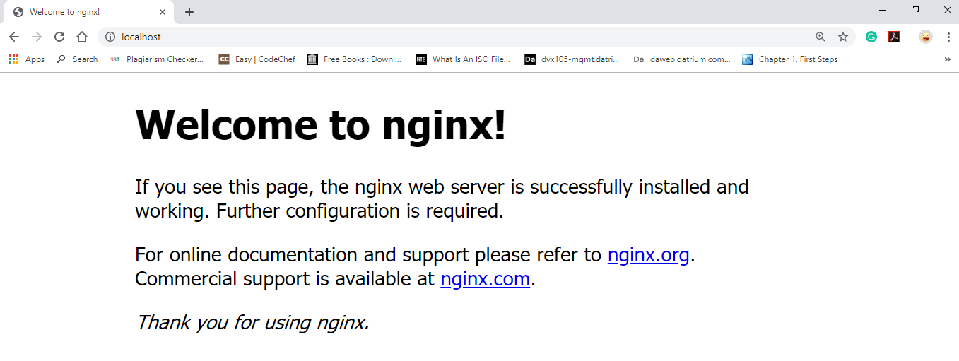 在 Windows 上安裝 NGINX